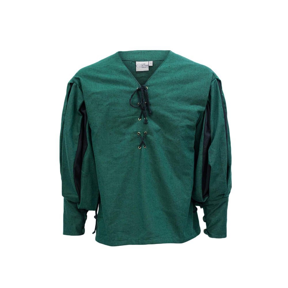 Burgschneider Medieval Landsknecht Cotton Shirt for Men