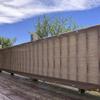 HEFJIAYCIQ Balcony Privacy Screen, HDPE, Brown, 110 x 700 cm view 2