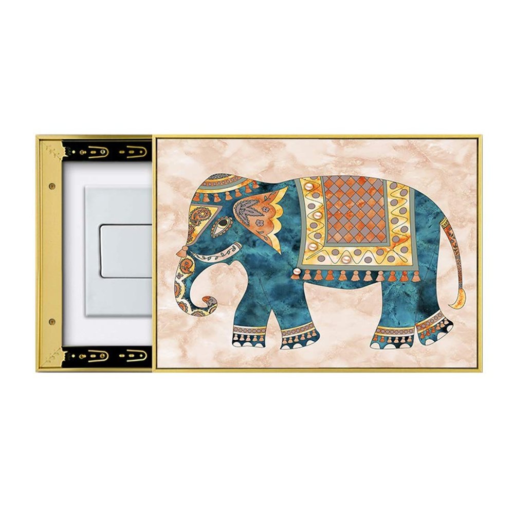 Wall-Mounted Electrical Panel Cover, Moisture-Resistant Main Switch Cover, Simple Style (Outer 40 x 60 cm, Inner 30 x 50 cm)