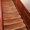 Self-Adhesive Non-Slip Stair Treads, Washable Faux Fur, Dark Brown, 25 x 75 cm, 5 Pieces view 1