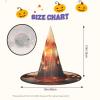 BREAUX Fireworks Print Flag Halloween Hat for Family Theme Parties view 3