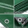 Extra-Thick Green Polyethylene Tarp, 1.2 x 2.5 m, UV-Resistant, Tear-Resistant, Lightproof, Waterproof view 2