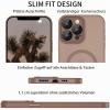 YUANDMI iPhone 13 Pro Max Case with MagSafe Compatibility, Magnetic Slim Matte Case, Brown view 3