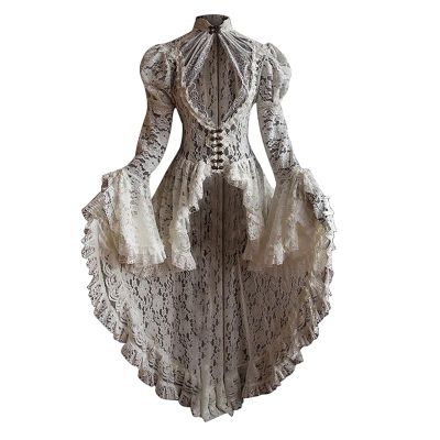 Victorian Lace Renaissance Dress for Women