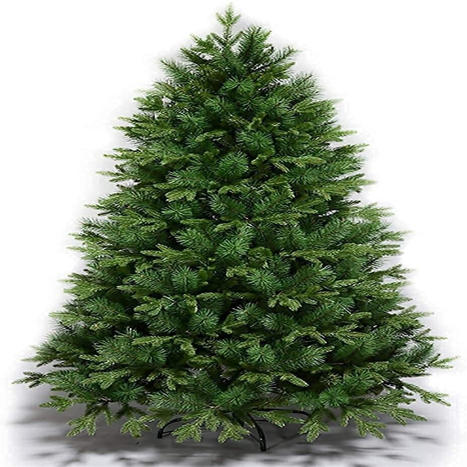 JXZDH Artificial Christmas Tree, PVC, Folding, Green, 180 cm (6 ft)
