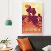 YQCQCS Goblin Valley State Park Utah Vintage Hoodoos Canvas Wall Art Poster view 4