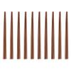 UPTALY 10 Pairs Black Walnut Wood Chopsticks, 7.3 in/19 cm view 1