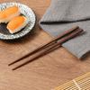 UPTALY 10 Pairs Black Walnut Wood Chopsticks, 7.3 in/19 cm view 3