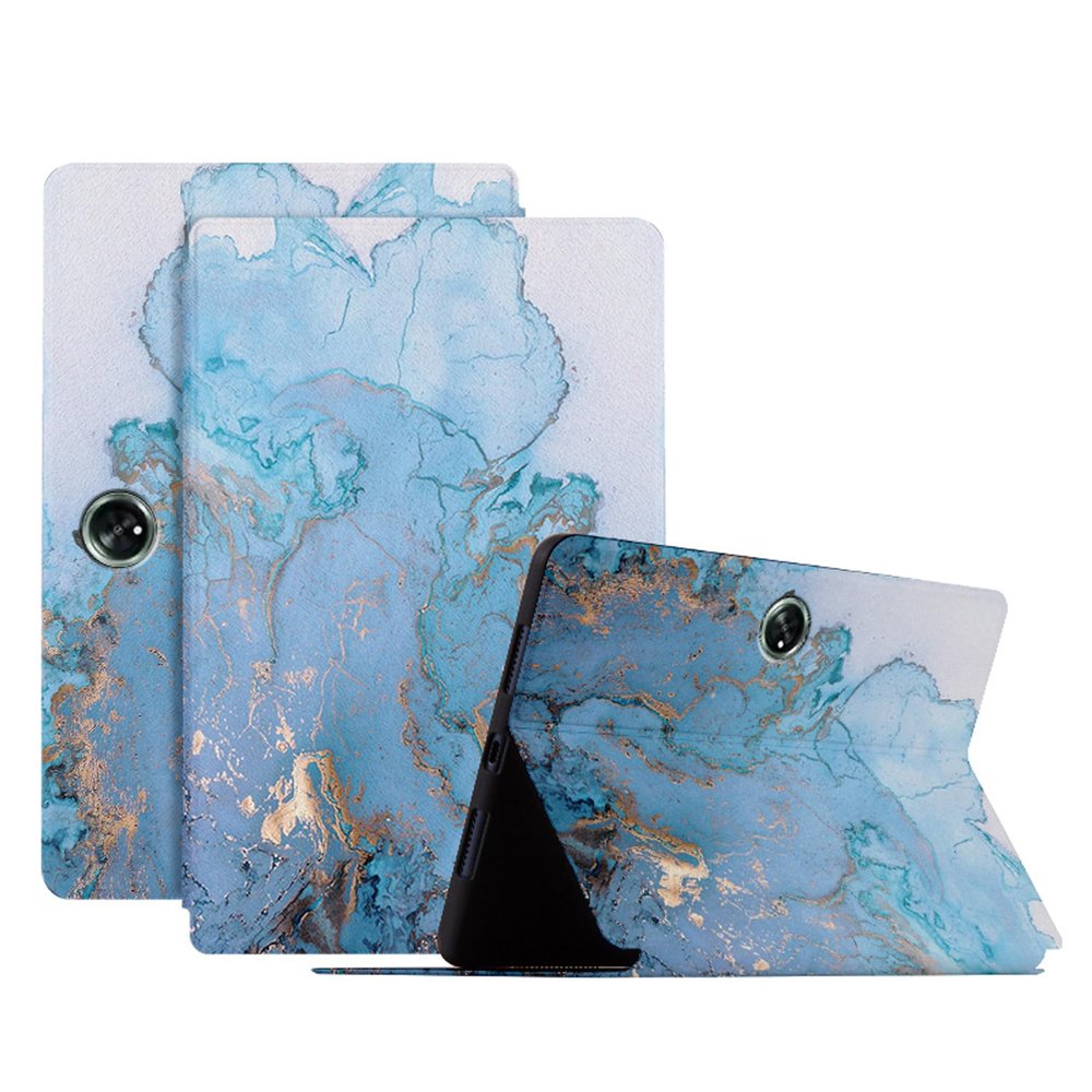 DayQiQiPu Case for Oppo Pad 2 10.61", OPD2201/X22N2, PU Leather Oil Painting Series Pattern, Ultra-Thin Flip Case with Auto Sleep/Wake, Case-03