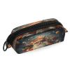 LINNIKEEEE Santa Claus Pencil Case with Zipper view 1