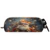 LINNIKEEEE Santa Claus Pencil Case with Zipper view 2