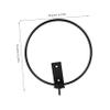 Sosoport 2-Piece Black Iron Wall-Mounted Plant Holder view 2