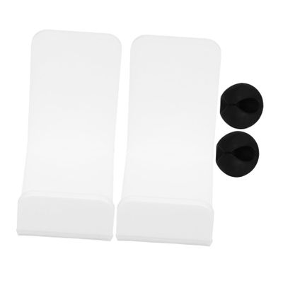 Veemoon 2-Piece Self-Adhesive Wall-Mounted Headphone Holder for Desktop Organization