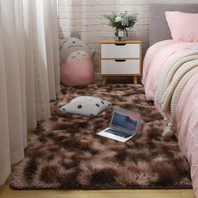 XUEDNGM Shaggy Runner Rug 70 x 220 cm, Brown