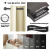 HUAXIQUE Blackout Curtain, 1 Piece, Heat and Cold Protection, Beige, 230 x 245 cm view 3
