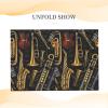 BEIVGOXL Printed Musical Instrument Greeting Cards with Envelopes, Light Gray view 4
