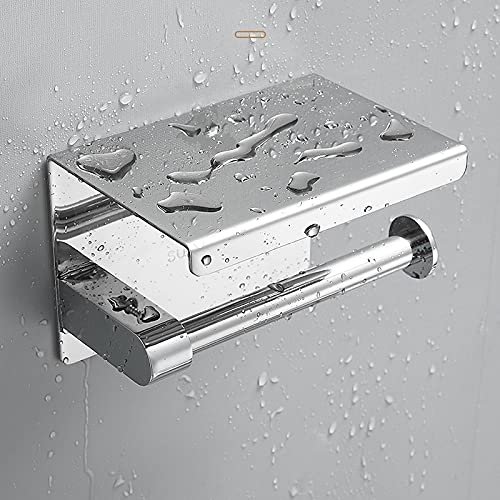 Self-Adhesive Stainless Steel Wall-Mounted Paper Towel Holder