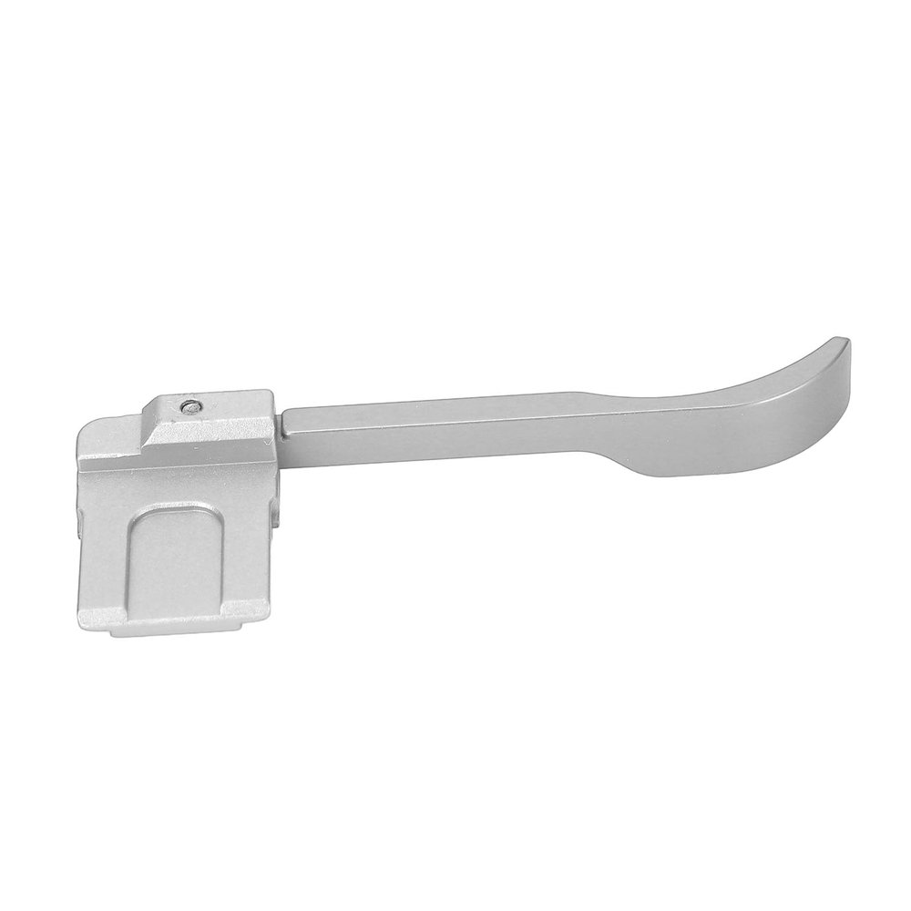 Ergonomic Aluminum Alloy Hot Shoe Thumb Grip for A6700 Camera, Silver