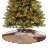 Christmas Tree Skirt, 30 in, Papillon in the Box view 4