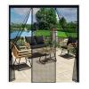 Magnetic Insect Screen Door Curtain, 200 x 280 cm, Black view 1