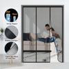 Magnetic Insect Screen Door Curtain, 200 x 280 cm, Black view 2