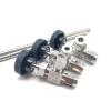 1pc Adjustable Right-Angle Needle Valve for 6/8/10/12 mm OD Tubes, 304 Stainless Steel, High Pressure, Acid-Resistant, Crane Card Set (10 mm) view 3