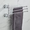MKAK Bathroom Movable Towel Holder, 4-Tier Chrome Towel Bar, Bathroom Hardware, Gold, 3-Tier view 4