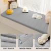 VisLarsc Custom Indoor Window Seat Cushion, Waterproof Non-Slip Velvet Bench Pad, Yellow, 60 × 45 cm view 3