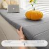 VisLarsc Custom Indoor Window Seat Cushion, Waterproof Non-Slip Velvet Bench Pad, Yellow, 60 × 45 cm view 4