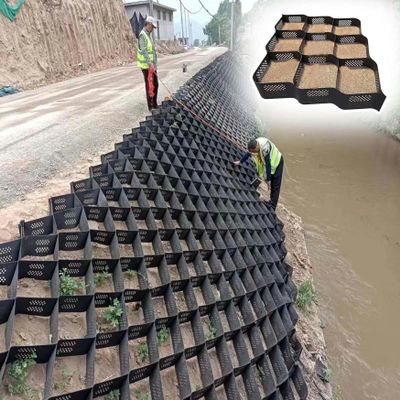 Gravel Grid Ground Stabilization Geocell for Slopes and Driveways, 5 m