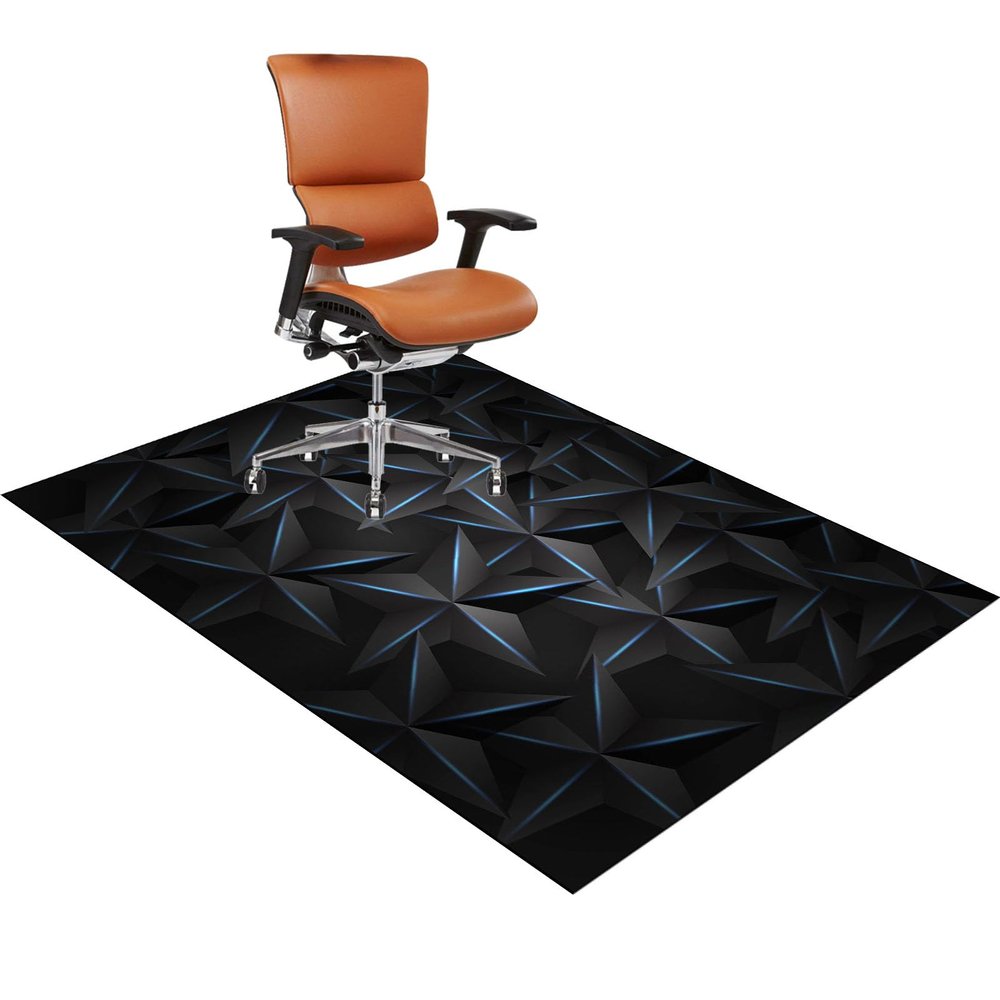 Floor Protection Mat for Hard Floors and Carpet, 60 x 100 cm, Non-Slip Office Chair Mat