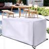 KADING Patio Furniture Cover, 190 x 180 x 60 cm, 420D Oxford Fabric, Waterproof UV-Resistant Cover for Rectangular Furniture Sets view 2