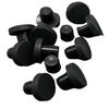 T-Shaped Silicone Rubber Sealing Hole Plugs, 10-Pack, 2.7–14 mm, Black, 4.5 mm view 1