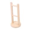 Wooden Headphone Stand with Round Base for Headsets, Sturdy view 1