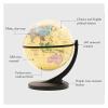 Antique Political Table Globe with Single-Swivel Base view 3