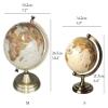LXWKAI Handcrafted Decorative World Globe, Black Ocean, Small view 2