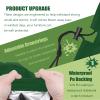 ZYXYMY Round Outdoor Garden Furniture Cover, 190 x 45 cm, 420D Oxford Fabric, Winter-Ready, Tear-Resistant, Windproof, Green view 2