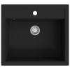 Iiaky Granite Single-Bowl Kitchen Sink, Black - 142954 view 2