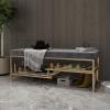 Nordic Shoe Rack Bench with Storage view 4