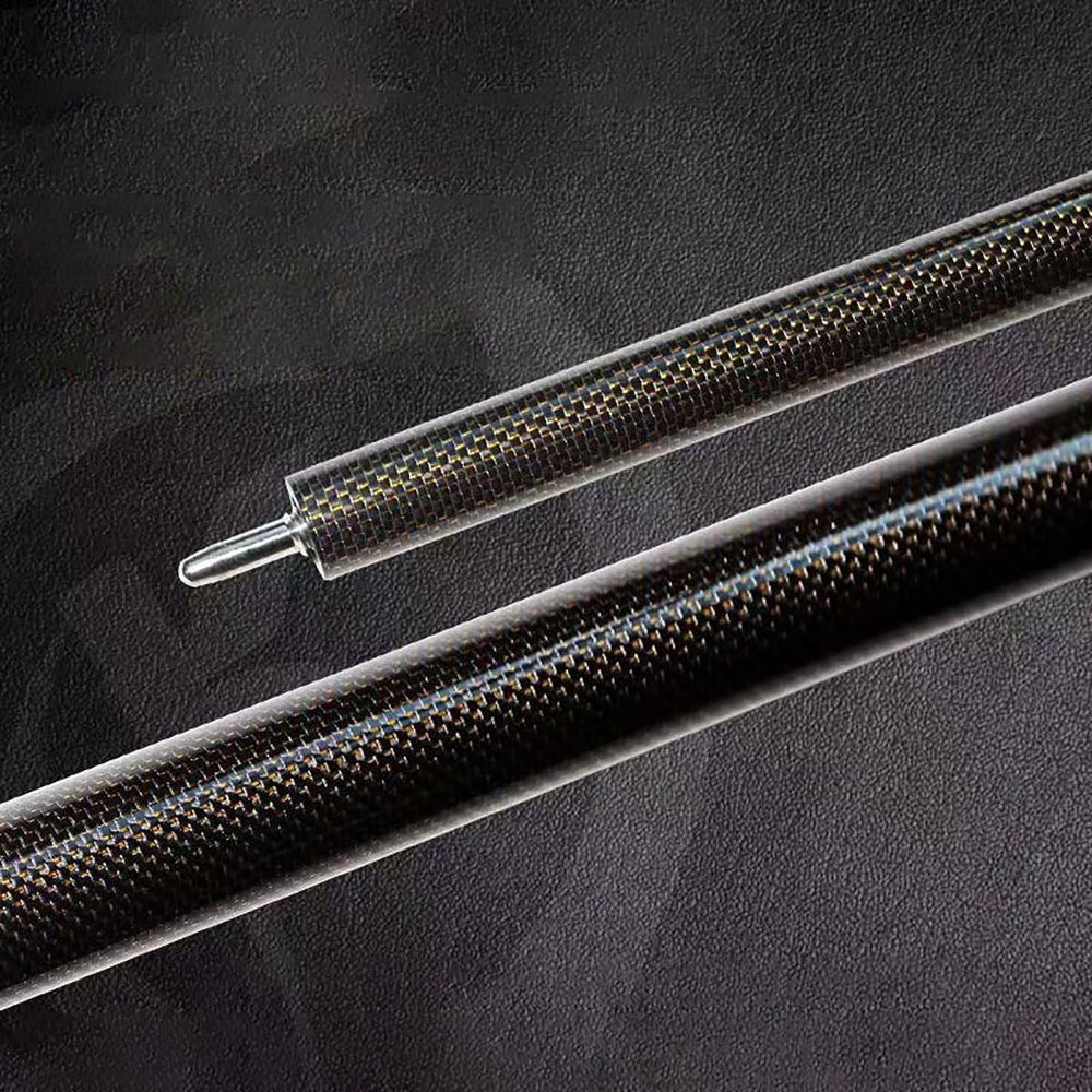 WXZOS Pool Cue, 147.3 cm, 396.9 g, Carbon Fiber, 12 mm