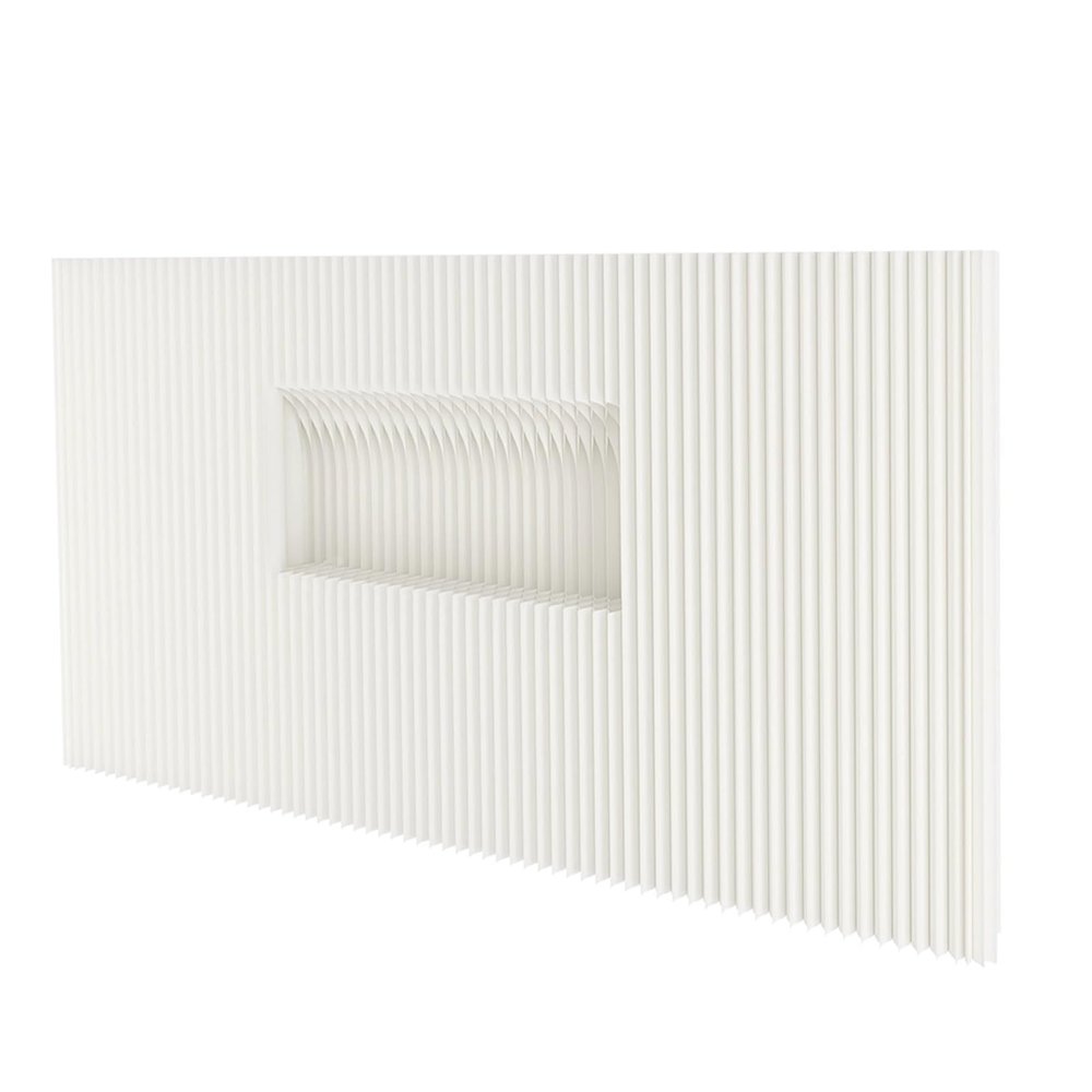 Retractable Paper Room Divider, Folding Privacy Screen, 5 x 2.4 m