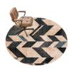 Round Chair Mat for Hardwood Floors and Carpet, 100 cm view 2