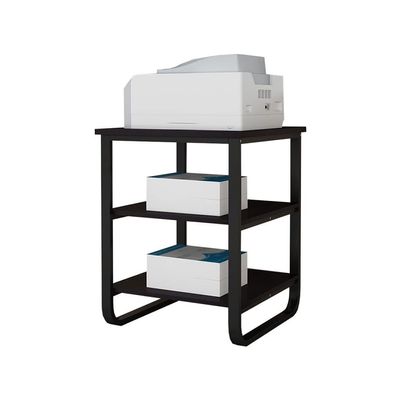 UHJKLA Printer Stand and File Storage Shelf, Multi-Tier Heavy-Metal Floor-to-Ceiling Printer Rack