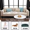 ZCXRYFL Soft Chenille Sofa Cover, Non-Slip, Beige, 70 x 90 cm view 2