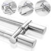 MISTRARA Adjustable Stainless Steel Handle, Replacement Shower Door Handle, 800 mm view 2
