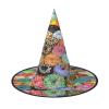 SKKNT Adult Halloween Witch Hat with Donut Print view 1