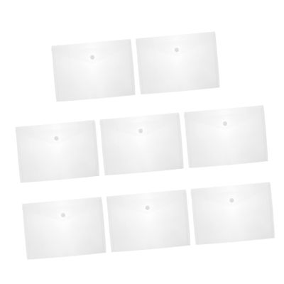 VILLCASE A4 Document Envelopes, 40-Pack, Plastic Snap-Button Folders, Portable and Water-Resistant