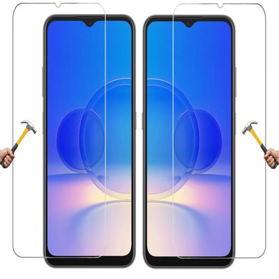 ino 2-Pack Tempered Glass Screen Protectors for Blackview Oscal FLAT 1C / Oscal Tiger 10, 9H