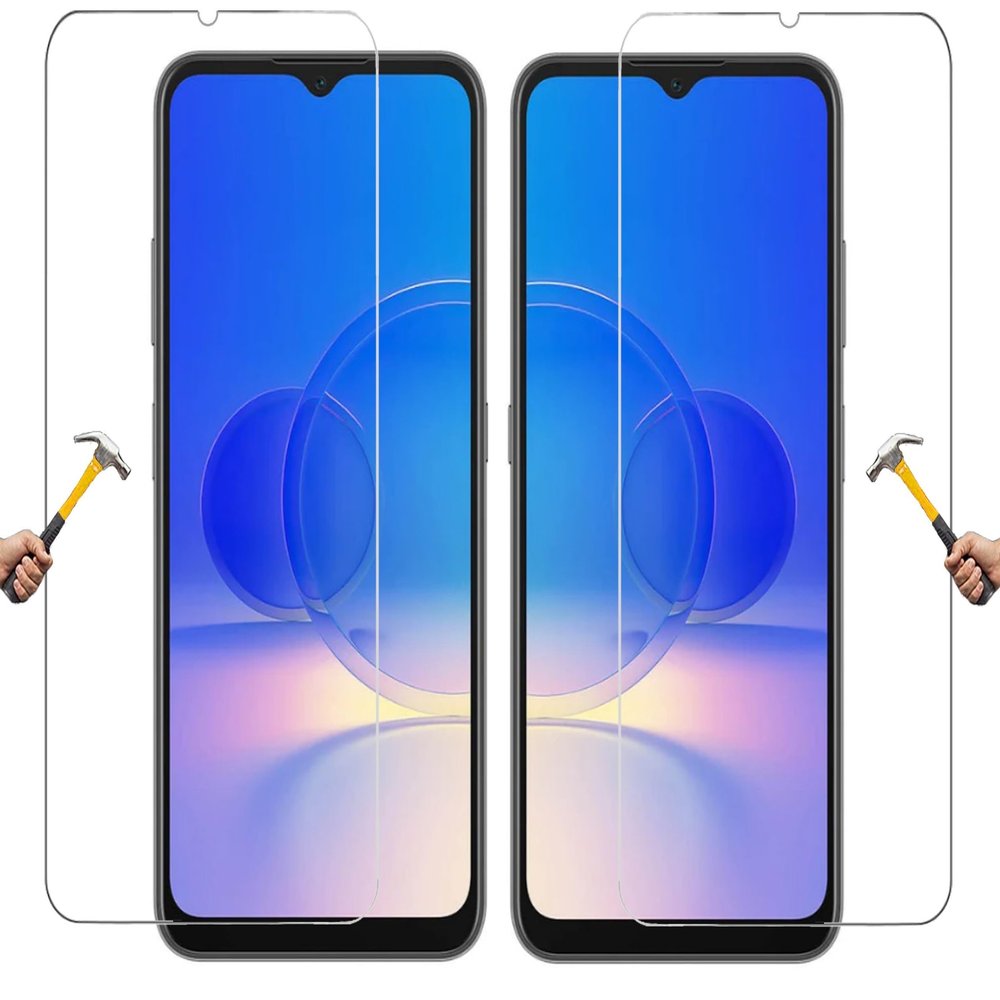 ino 2-Pack Tempered Glass Screen Protectors for Blackview Oscal FLAT 1C / Oscal Tiger 10, 9H