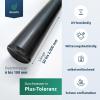 diconfa Black PVC Round Rod, Made to Measure – 35 × 240 mm view 2